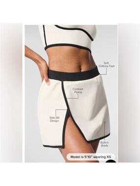 ALO Yoga  Airbrush streamlined skirt